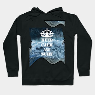 Keep Calm And Surf 39 - Summer Of Surfing Hoodie